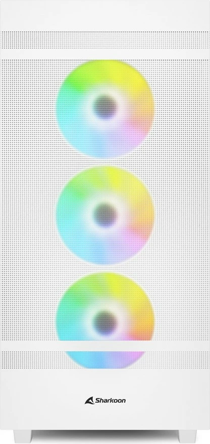 Kasë Sharkoon Rebel C50 RGB midi, e bardhë