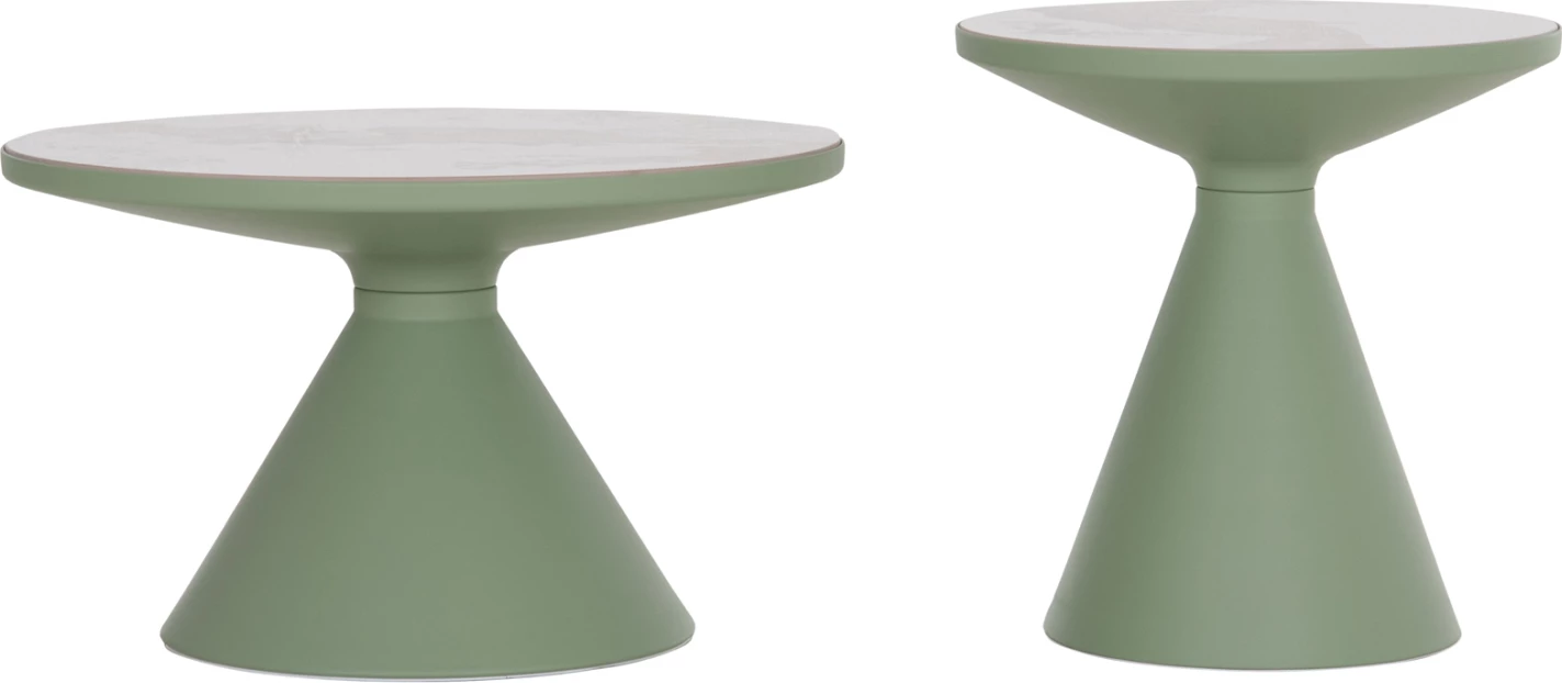 Set prej 2 tavolinash kafeje Lynx