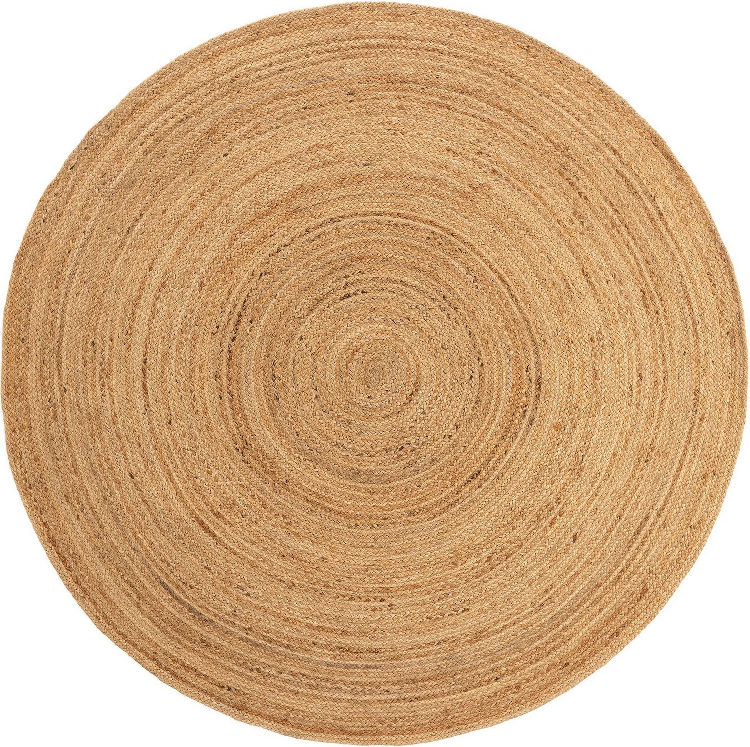 Qilim jute i rrumbullakët, ngjyrë deveje, 120x120cm, Conceptum Hypnose 00023A