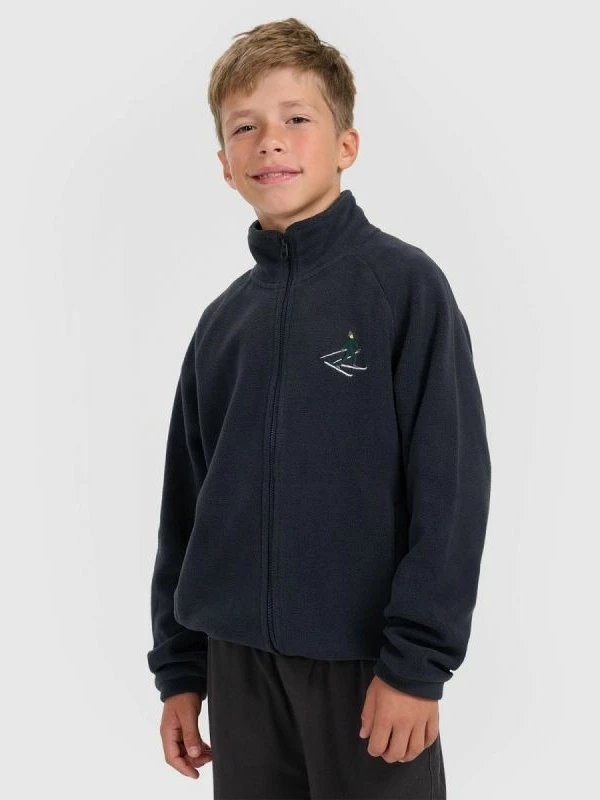 Fleece për djem 4f, me jakë të ngritur