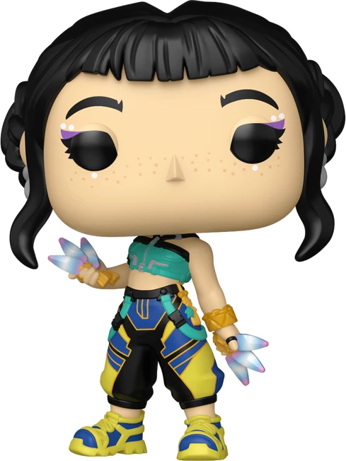 Figurë koleksionuese vinyl Funko Pop! Animation KPOP Demon Hunters Zoey, shumëngjyrëshe