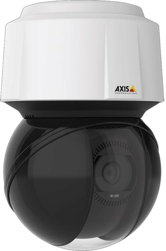Kamerë sigurie IP Axis 01958-002, për brenda dhe jashtë, me kabllo, Dome, e zezë, e bardhë