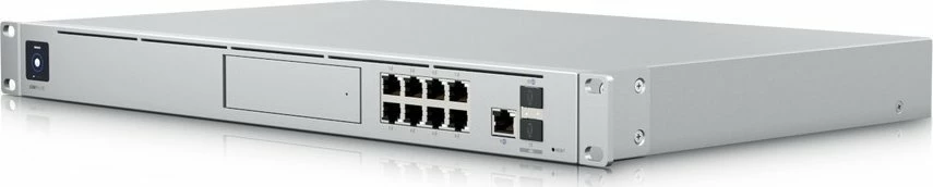 Ruter Ubiquiti UniFi Dream Machine SE UDM-SE, 128GB, Dual WAN 10G SFP+ / 2.5GbE, 8x GbE PoE, 1U rack, gri