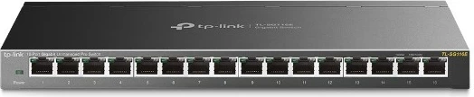 Switch TP-Link, 16 porte, 10/100/1000 MB/s, i zi