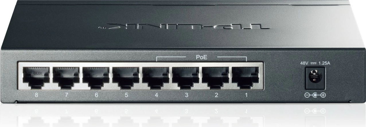 Switch TP-LINK TL-SG1008P, 8 porte Gigabit, 4 PoE, Desktop, i zi