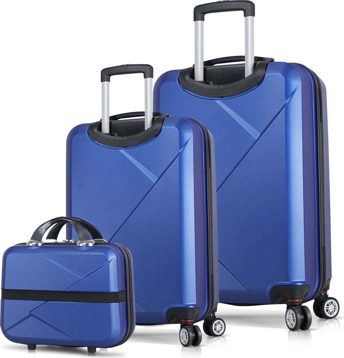 Set valixhesh (3 copë), Zoozie Bags, 1451, ngjyrë kaltër