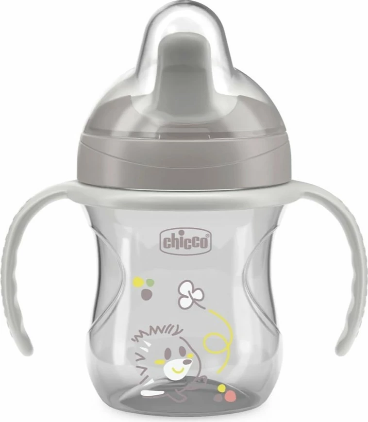 Kupë trajnimi Chicco Hard Spout 6m+ uniseks gri 200ml