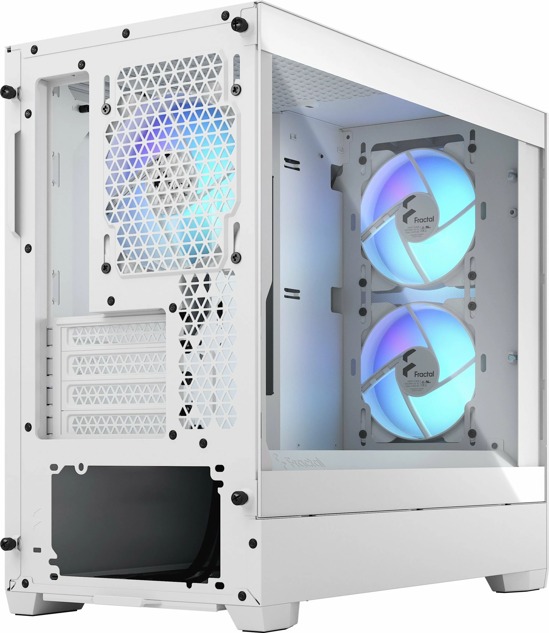 Kasë Fractal Design Pop Mini Air RGB FD-C-POR1M-01 Micro-ATX/Mini-ITX e bardhë