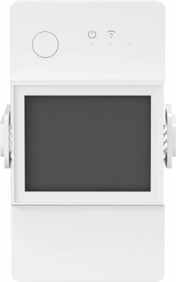 Switch smart Wi‑Fi SONOFF POWR316D, matës energjie 16A me LCD, AC 100-240V, 1 copë, i bardhë