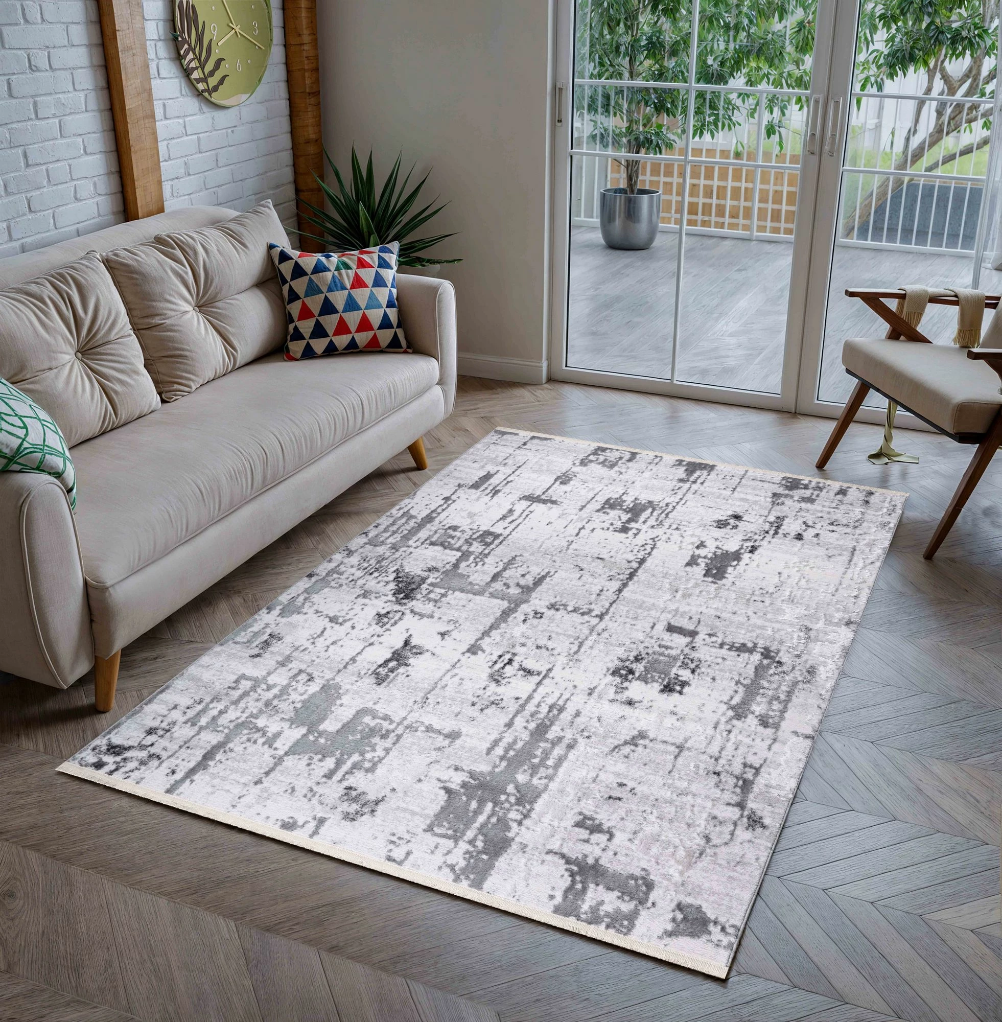 Qilim Conceptum Hypnose, gri, 160x230cm