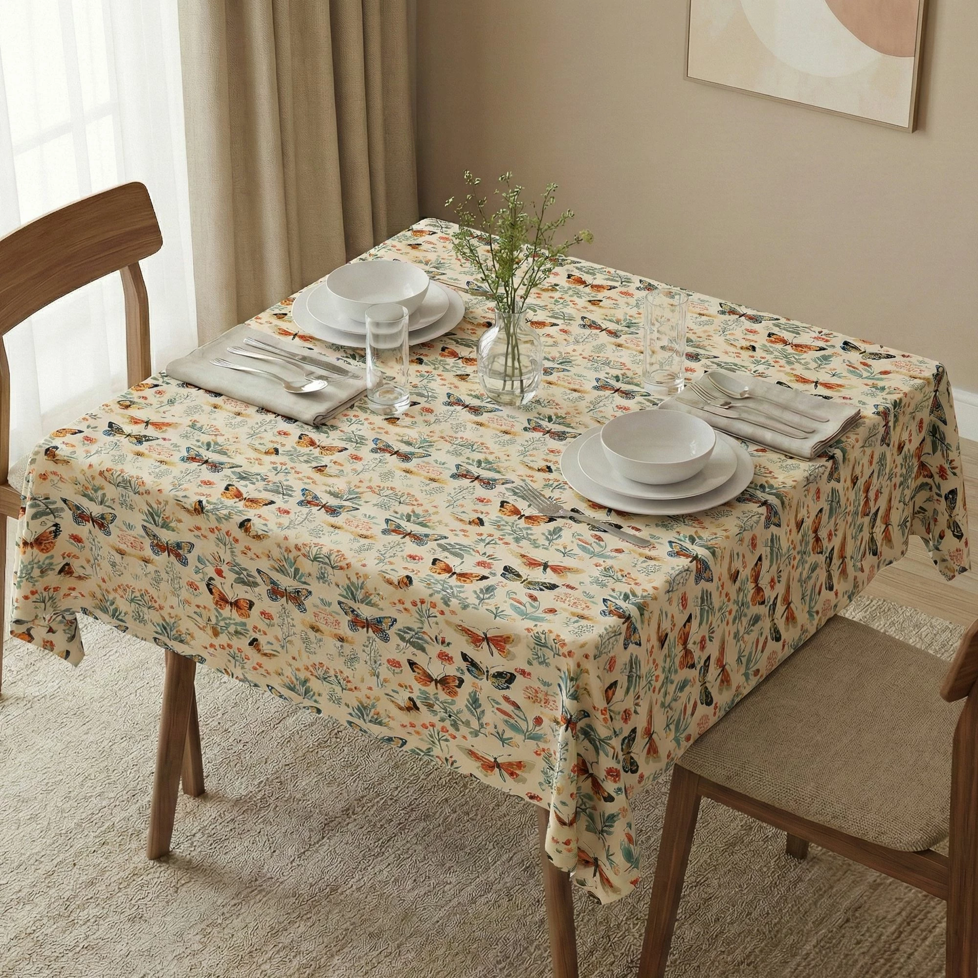 Mbulesë tavoline Hermia, Asr-tblclt25-4, 140x140cm