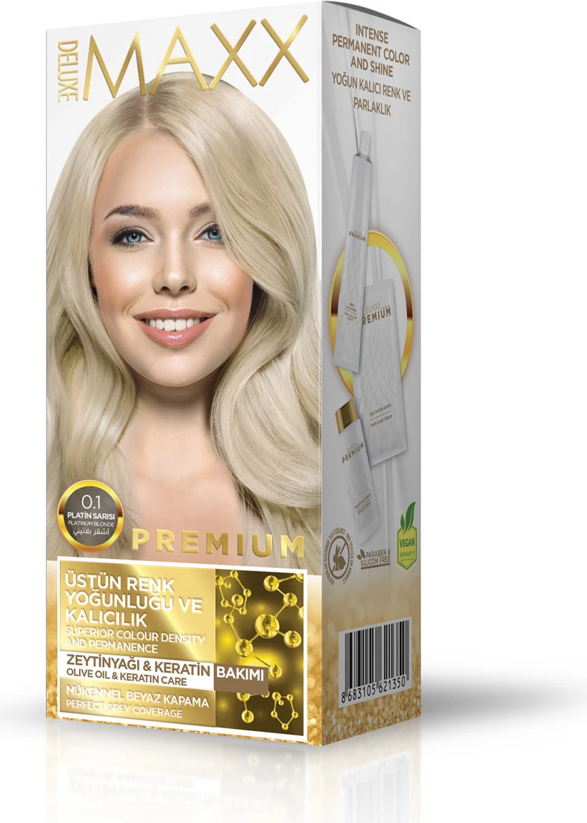 Ngjyrë për flokë PREMIUM 0.1 Platinium Blonde, 50 ml