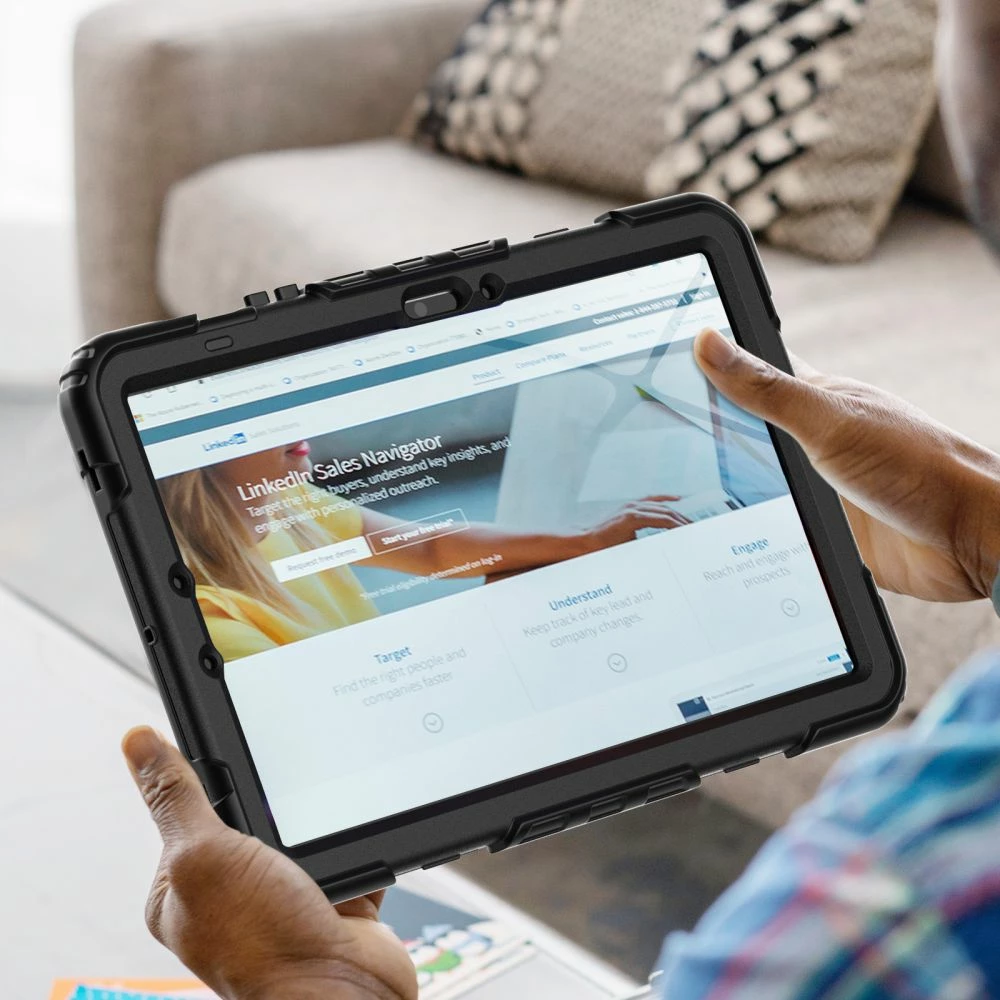 Mbështjellës Tech-Protect Solid360 për Samsung Galaxy Tab S9 FE 10.9" X510/X516B, i zi