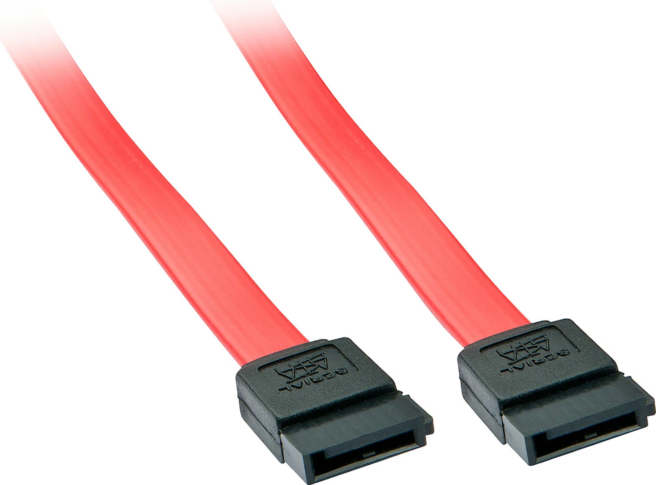 Kabllo interne SATA LINDY, 0.5m, SATA III 7-pin mashkull-mashkull, e kuqe