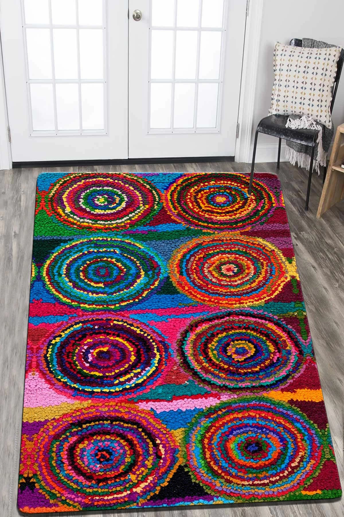 Qilim për korridor, shumëngjyrësh, Conceptum Hypnose Boule Colore, 120x150cm