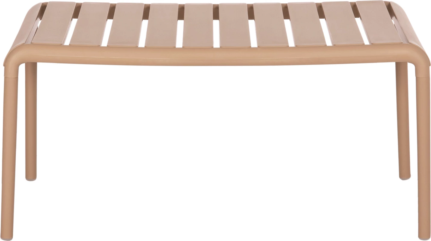 Tavolinë kafeje për jashtë, KORVER FH6334.04, polipropilen, ngjyrë kapuçino, 100x60x46cm