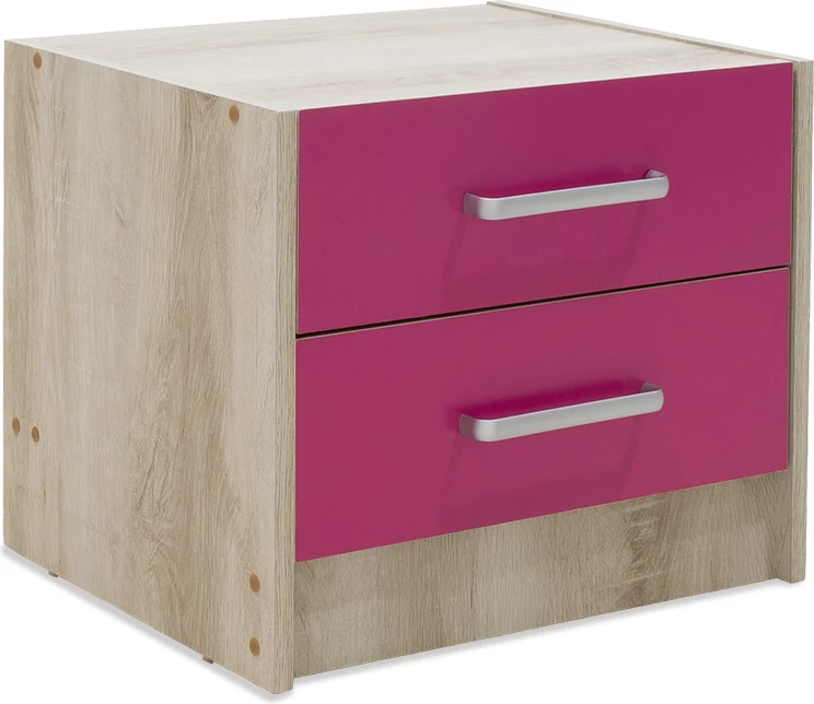 Komodinë për fëmijë Looney castillo-pink 47,5x40,5x40,5