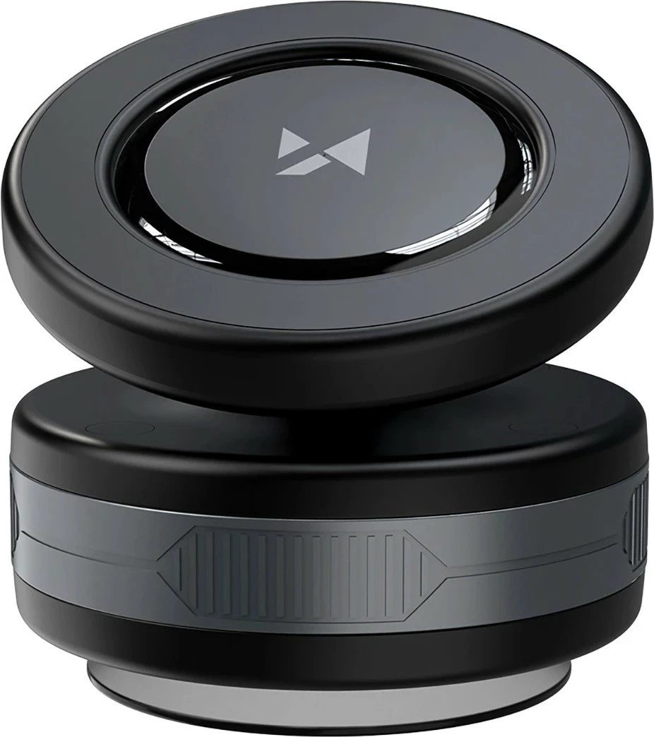 Mbajtës telefoni për veturë Wozinsky WUSQ-01, karikim wireless Qi/MagSafe, 15W, i zi