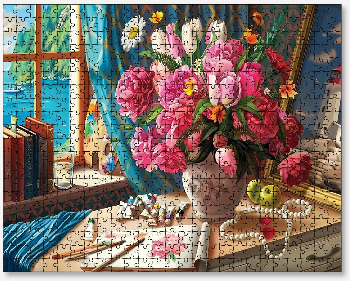 Puzzle me 500 copa, Evila Originals, shumëngjyrësh, PZL_058_500