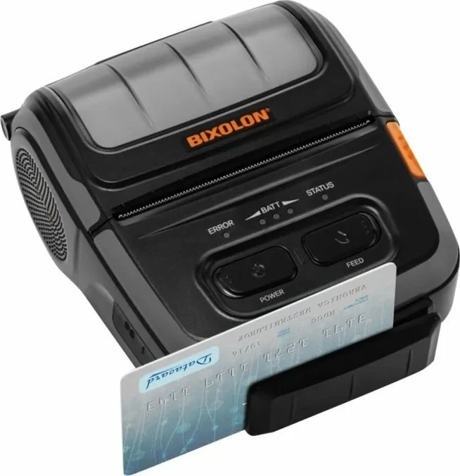 Printer termik mobil për etiketa Bixolon SPP-R310 3-inç, 203 dpi, Bluetooth 5.0/USB/Serial, gjerësi rrotulle 8 cm, i zi