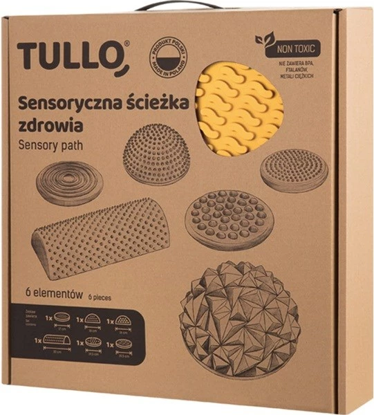 Set sensory Tullo, 6 pjesë, ngjyra të ndryshme