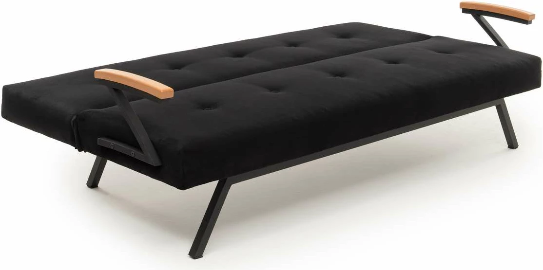 Divan-krevat treshe, Atelier del Sofa, Zven, ngjyrë e zezë