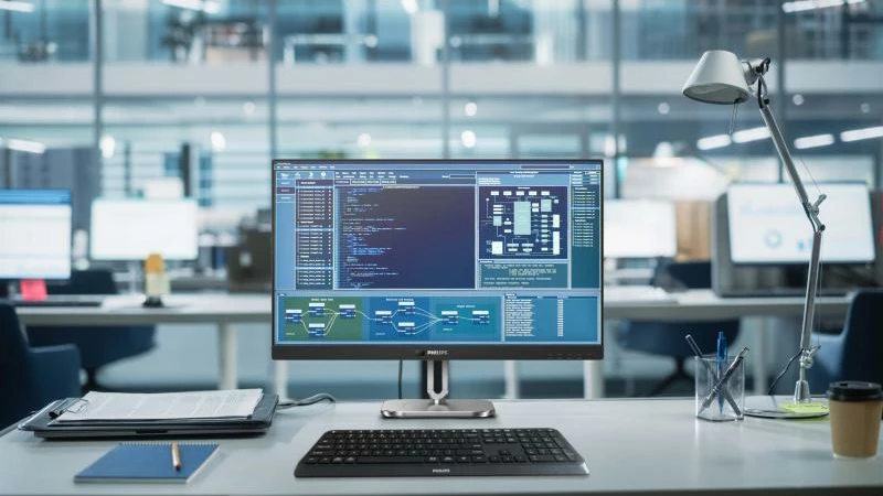 Monitor Philips 27B2U6903/00 27" 4K UHD Thunderbolt 4 USB-C 100W Smart KVM Multiview