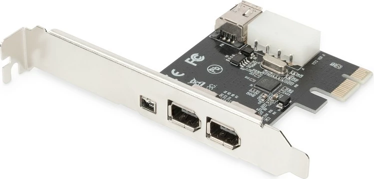 Kasë zgjerimi FireWire Digitus DS-30201-5, PCI Express, 3 porte, Low Profile