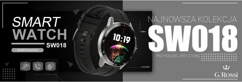 Smartwatch unisex G.ROSSI, zi