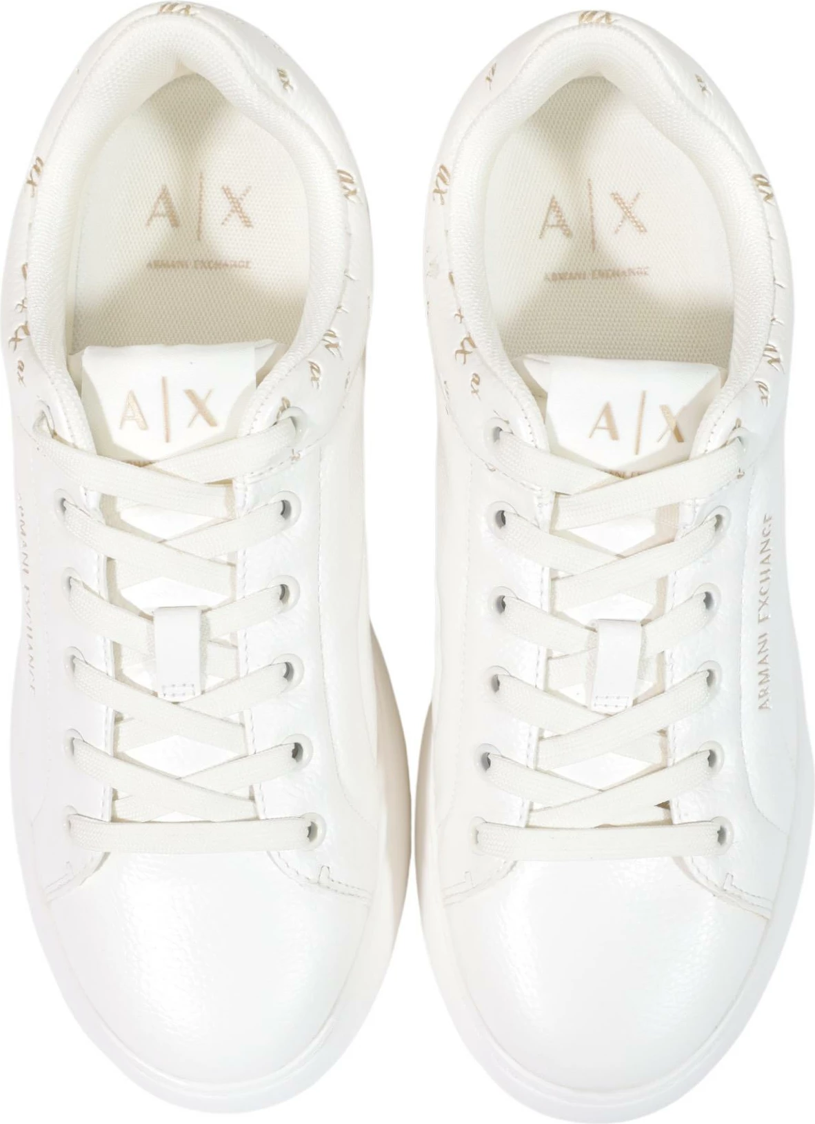 Atlete për femra Armani Exchange XW003064 AF17570, të bardha me ari [Madhësia: 39]