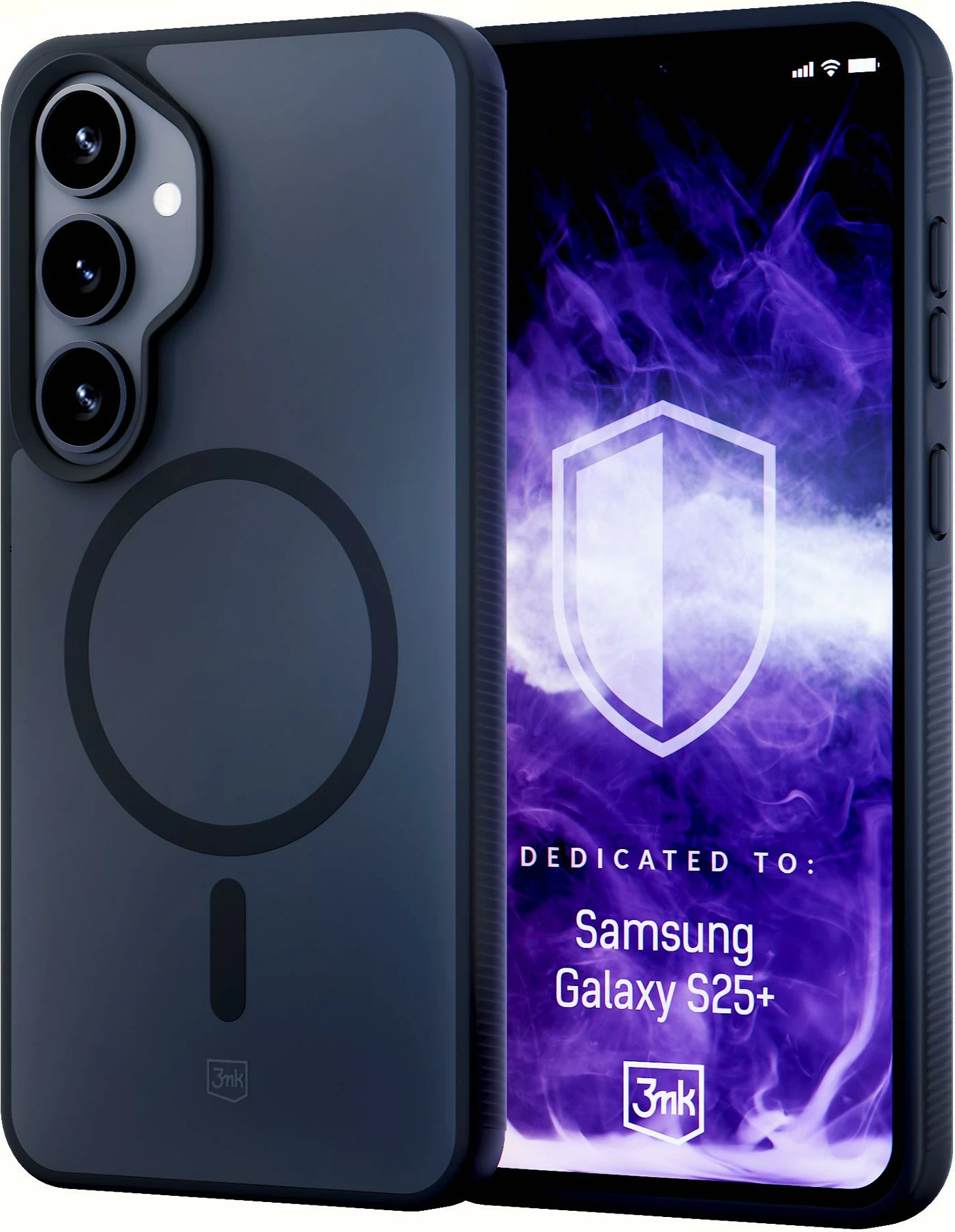 Mbështjellës 3mk Smoke MagCase për Samsung Galaxy S25+, Zi