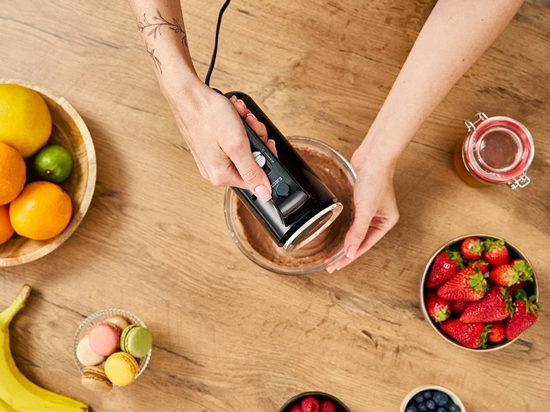 Mikser dore Lafe MixPro, 300W, 5 shpejtësi, turbo, zi-hiri