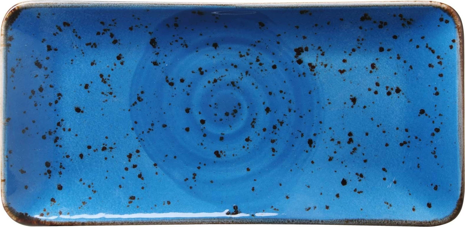 Pjatë drejtkëndore Fine Dine Iris 300x150mm, blu, set 6 copë