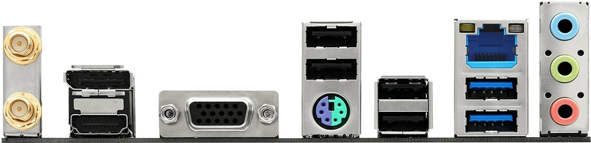 Pllakë amë ASRock H810M-X WiFi micro ATX, Intel H810, WiFi, Bluetooth, e zezë