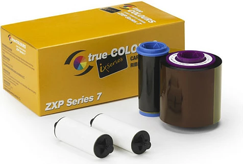 Ribon me ngjyra Zebra YMCKO për ZXP Series 7, 750 printime