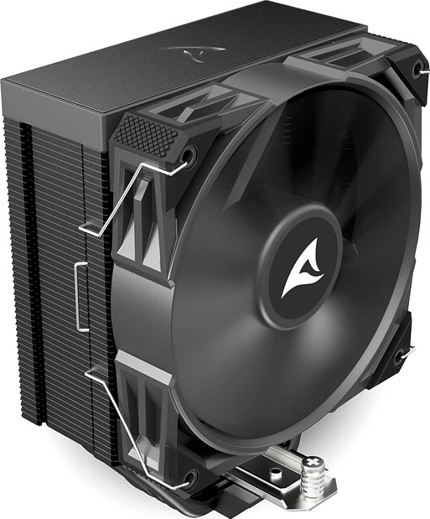 Kasë ftohëse Sharkoon A50 Black, 12cm, 1 ventilator, për procesor, e zezë