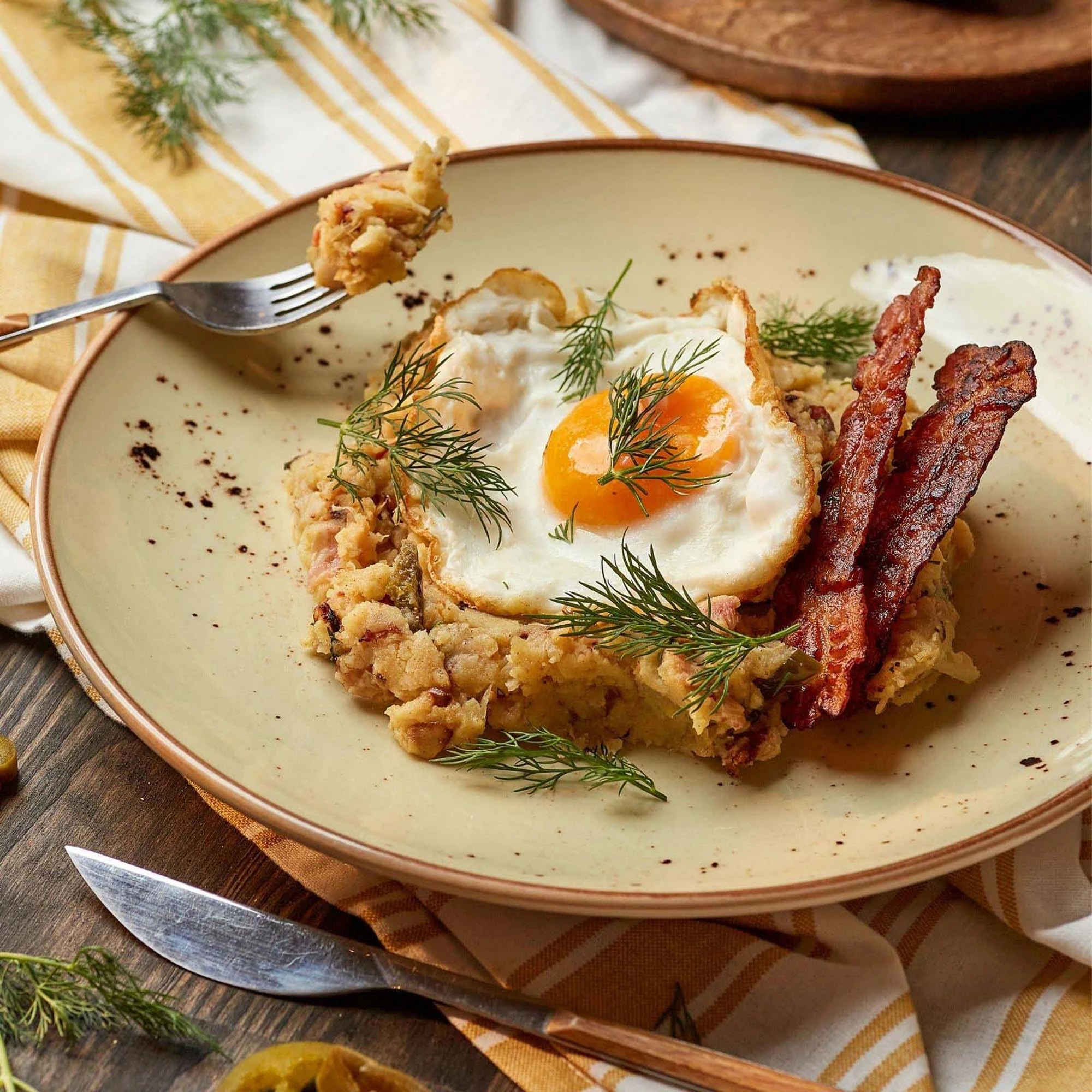 Pjatë për pasta Fine Dine Olive 270 mm 400 ml, e gjelbër, set 6 copë