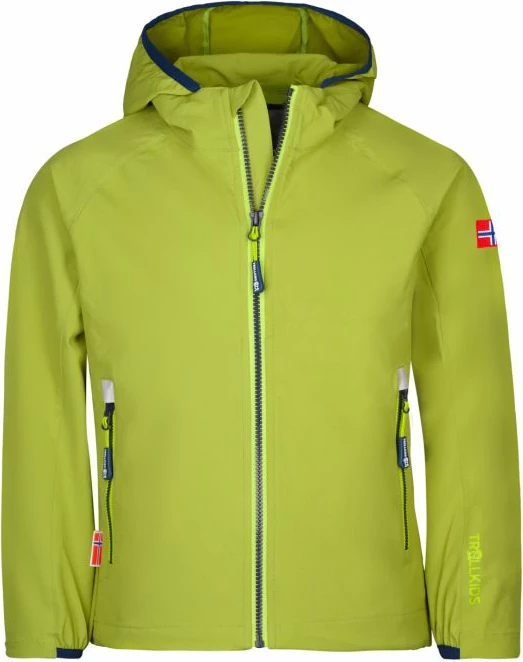 Jakne për fëmijë Trollkids, të verdhë