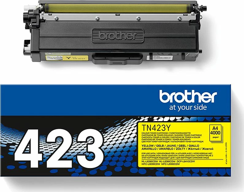 Toner Brother TN-423Y origjinal 4000 faqe, i verdhë