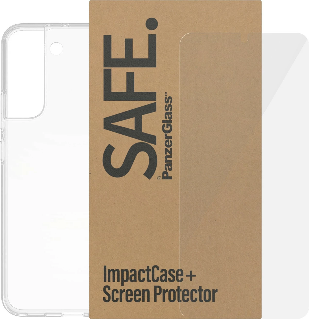 Mbështjellës dhe mbrojtës ekrani PanzerGlass SAFE. për Samsung Galaxy S22 Plus 5G, transparent