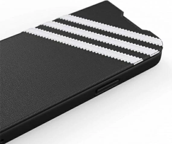 Mbështjellës Adidas OR Booklet Case PU për iPhone 13/13 Pro 6.1", zi-bardhë