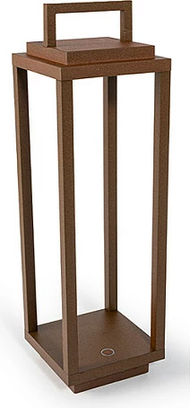Llambë ambienti portative ab+ Resort, 180 lm, IP54, Corten kafe