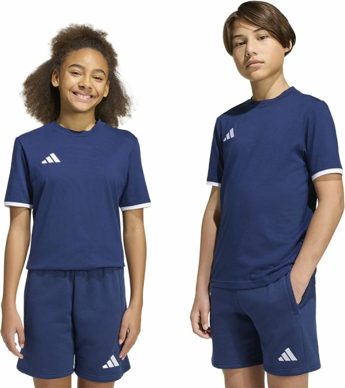 Maicë fëmijësh adidas Entrada 26 JZ6673, navy blue