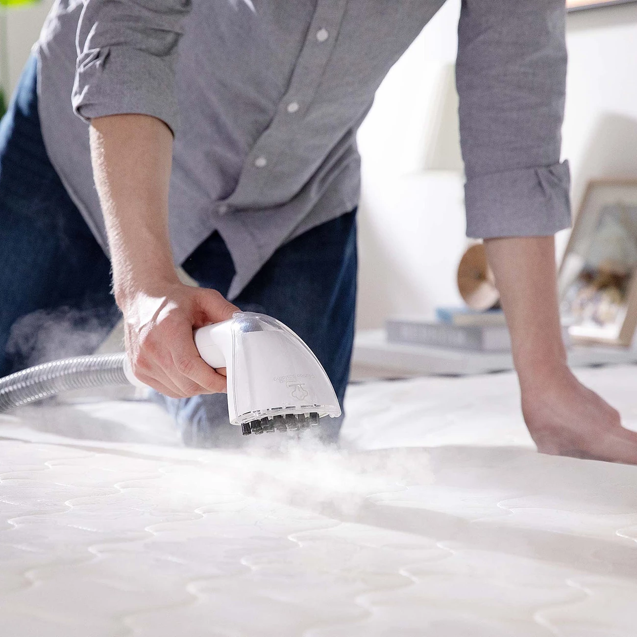 Fshesë me avull dhe ujë UWANT B200, 12000Pa, 1900W, e bardhë, set aksesorësh