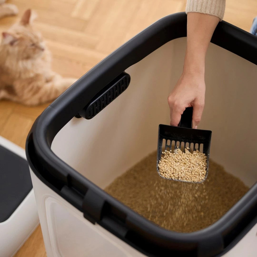 Kuti për mbeturina mace Rotho Biala XL, e bardhë