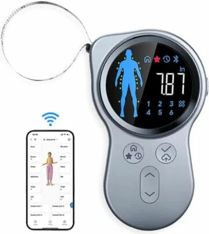 Shirit matës smart për trup RENPHO PEU-R-Y002, ekran i madh, matje 12 pjesë, sinkronizim me RENPHO Health App, e zezë