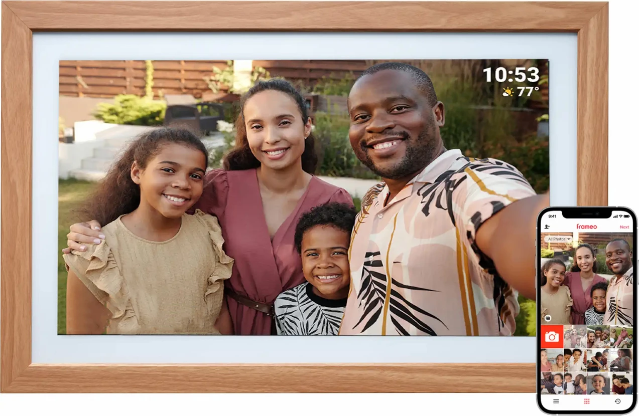 Kornizë digjitale Denver Frameo PFF-2162LW, 21.5", Full HD, 16 GB, kafe e çelët