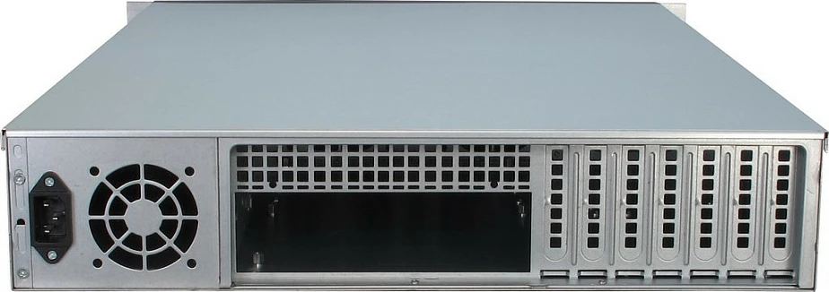 Kasë serveri Inter-Tech 2U-2129N, 2U Rack 19", 6x3.5", ATX/EATX, e zezë/argjendtë