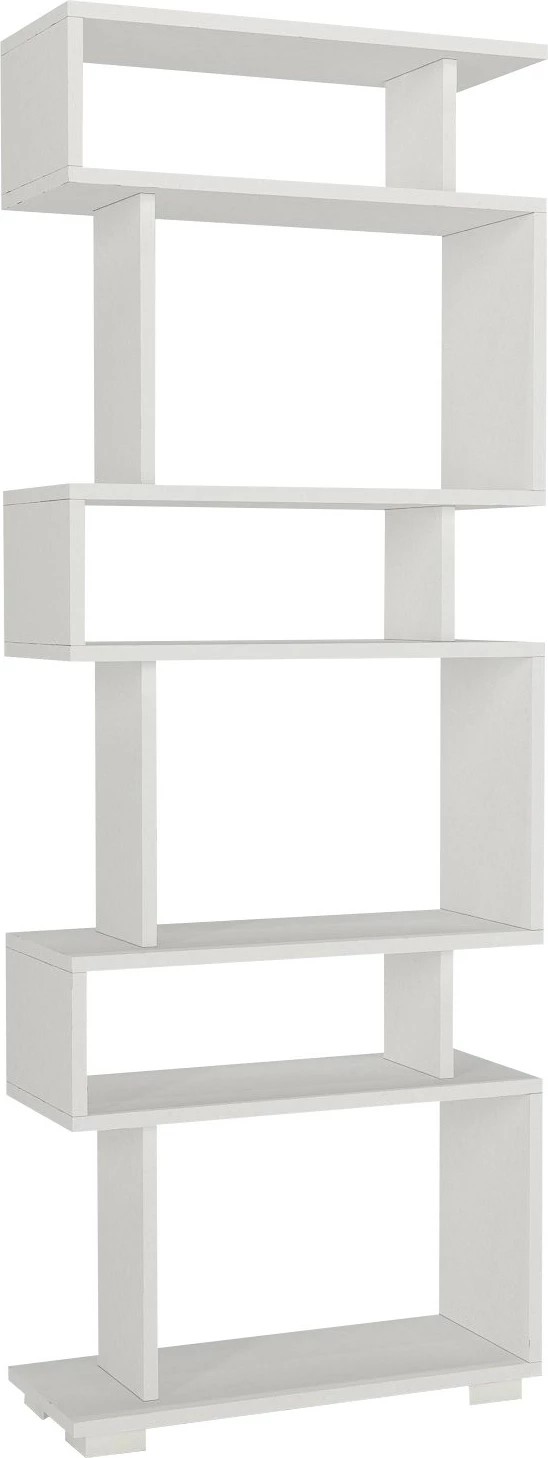 Raft librash Hanah Home, Blok, i bardhë