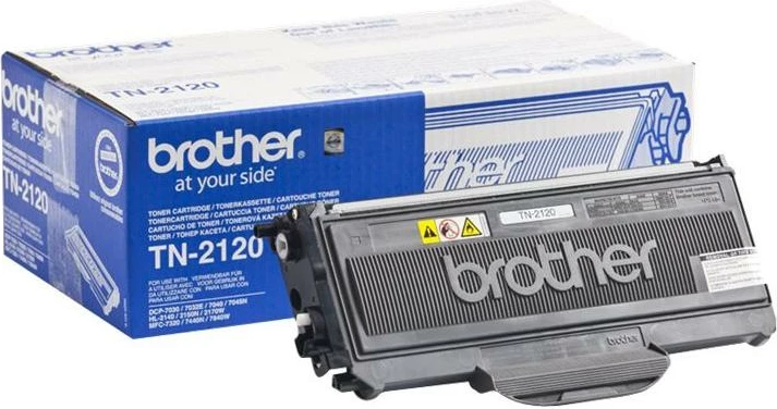 Toner, Brother TN-2120, rendiment 2,400–4,400 faqe, i zi